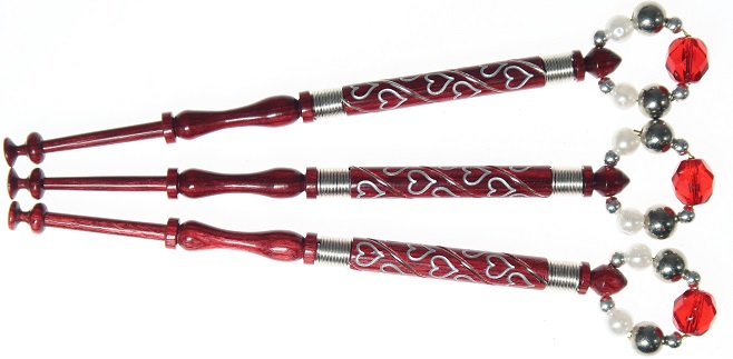 Red Silver Hearts